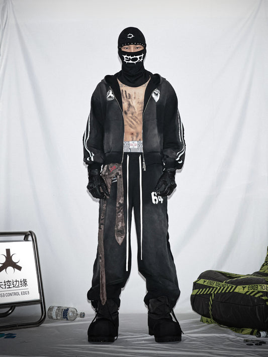 Striped sweatshirt set