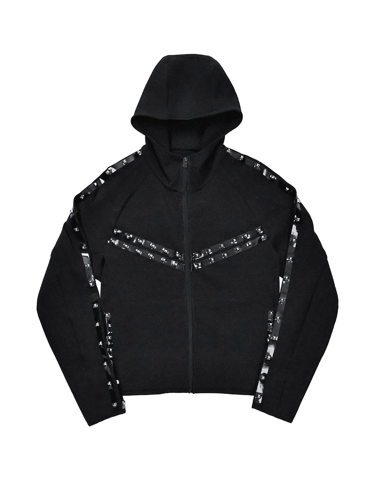 Rivet stripe Hoodie