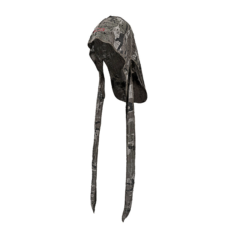 torn camouflage durag