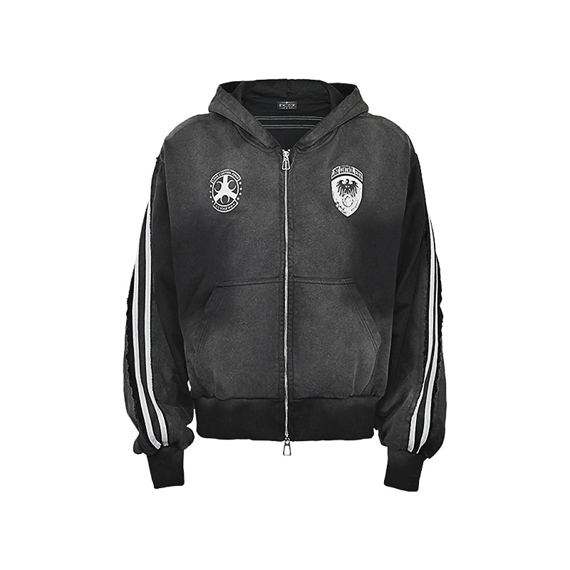 Striped sweatshirt set